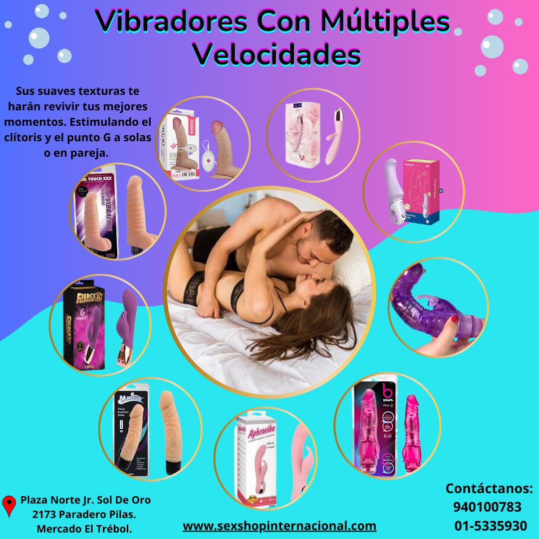 Vibradores con múltiples velocidades sexshop